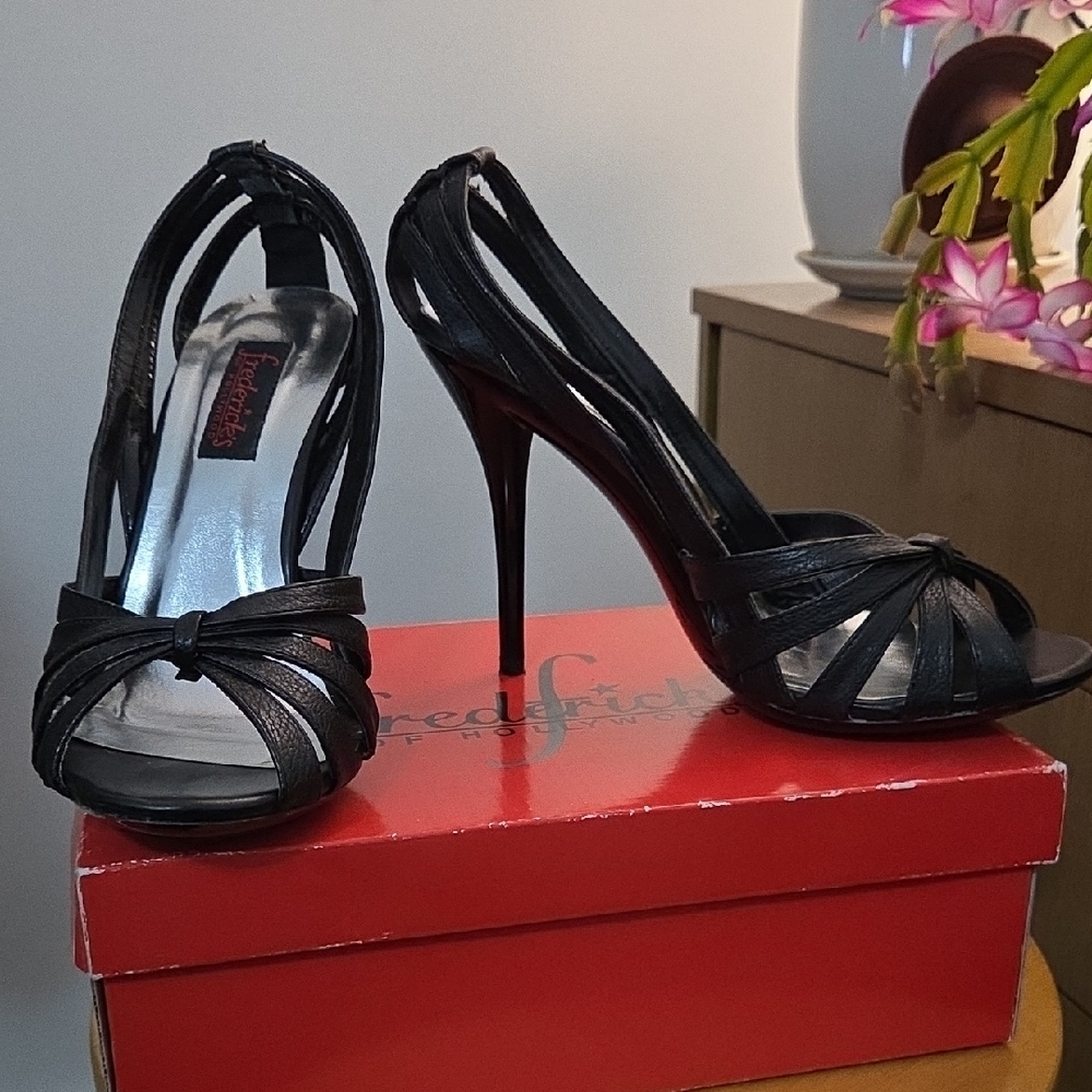 Open Toe Strappy Dress Pumps